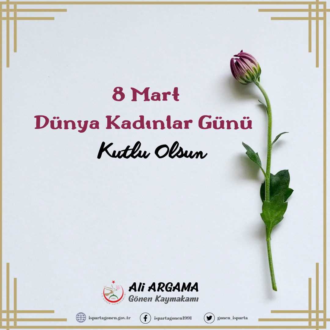 KAYMAKAM ARGAMA’DAN 8 MART DÜNYA KADINLAR GÜNÜ MESAJI 